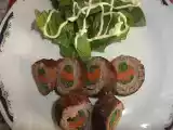 Rețetă Rulada de vita cu legume