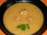 Rețetă Supa crema de linte rosie cu galuste de branza (montignac )