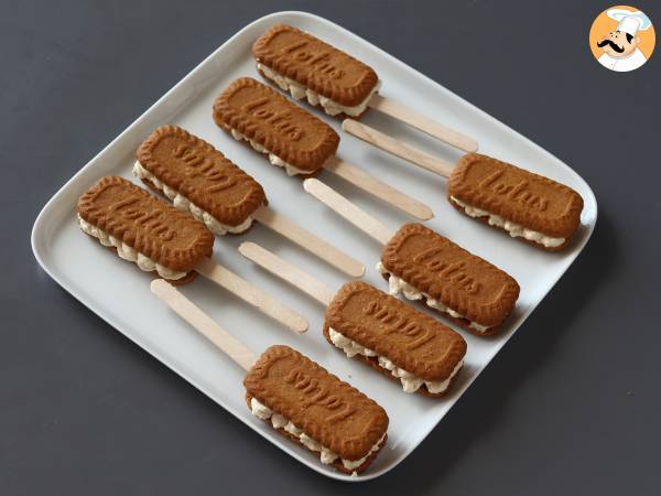 Sandvișuri cu înghețată si biscuiți speculoos - Preparare etapa 6
