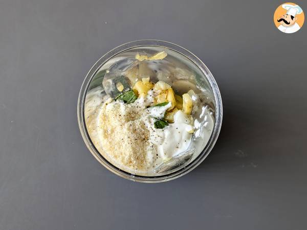 Paste cremoase cu dovlecei și iaurt grecesc - Preparare etapa 4
