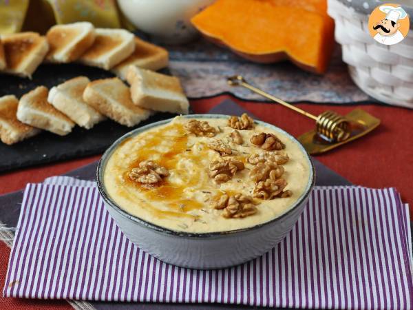 Pate cremos de dovleac și feta cu o atingere de miere - Preparare etapa 6