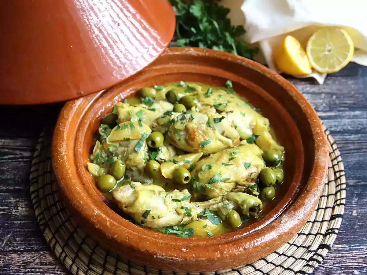 Tagine de pui, lămâie și măsline (super ușor de făcut!) - poza 4